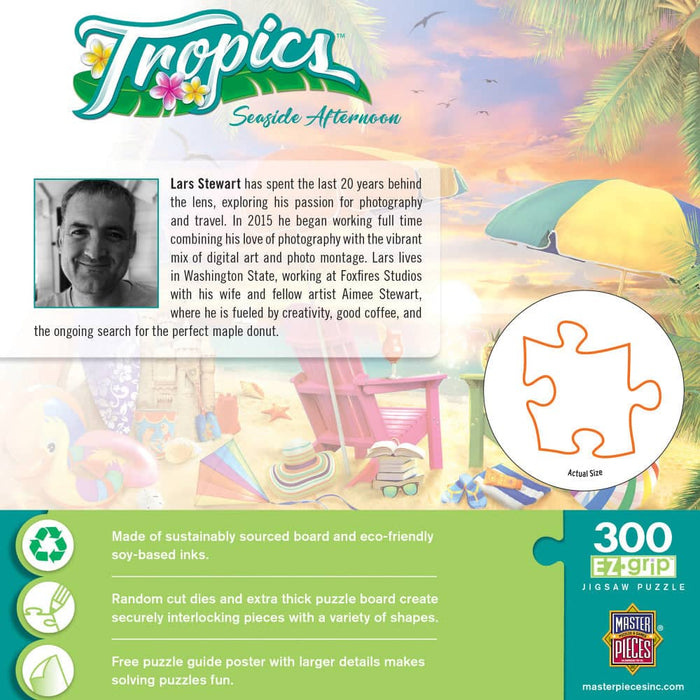 Tropics - Seaside Afternoon 300 Piece EZ Grip Jigsaw Puzzle - for just $14.99! 