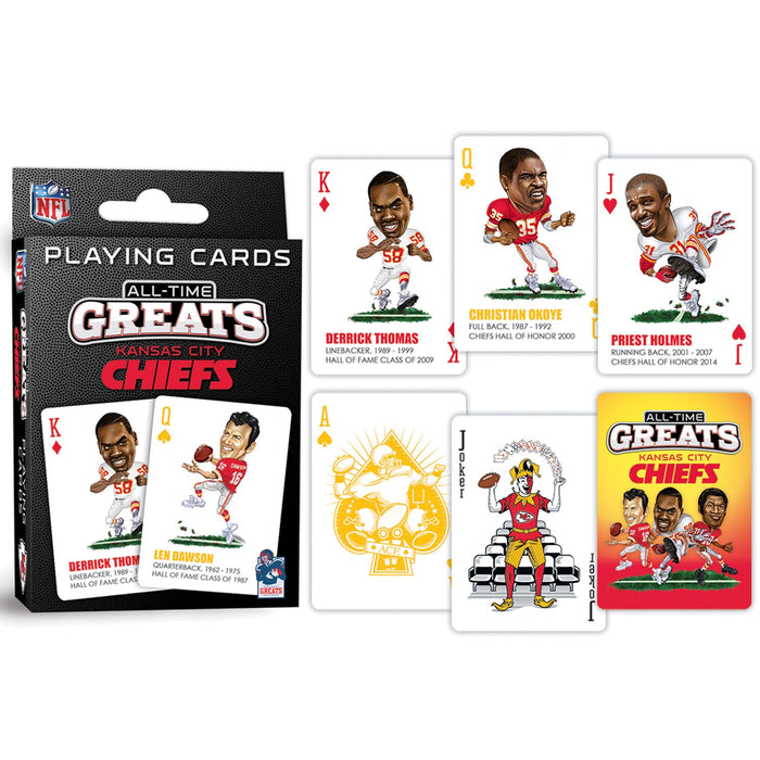 Kansas City Chiefs All-Time Greats Playing Cards - 54 Card Deck - Just $9.99! Shop now at Retro Gaming of Denver