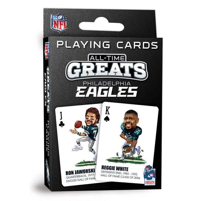 Philadelphia Eagles All-Time Greats Playing Cards - 54 Card Deck - for just $9.99! 