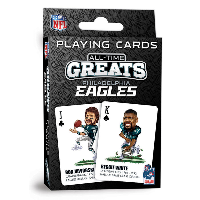 Philadelphia Eagles All-Time Greats Playing Cards - 54 Card Deck - Just $9.99! Shop now at Retro Gaming of Denver