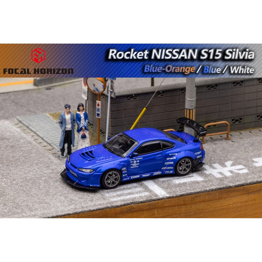 Focal Horizon Nissan Silvia S15 Blue 1:64 - Premium Nissan - Just $29.99! Shop now at Retro Gaming of Denver