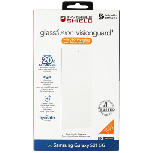 ZAGG InvisibleShield GlassFusion VisionGuard+ Screen Protector for Galaxy S21 5G - Just $19.99! Shop now at Retro Gaming of Denver