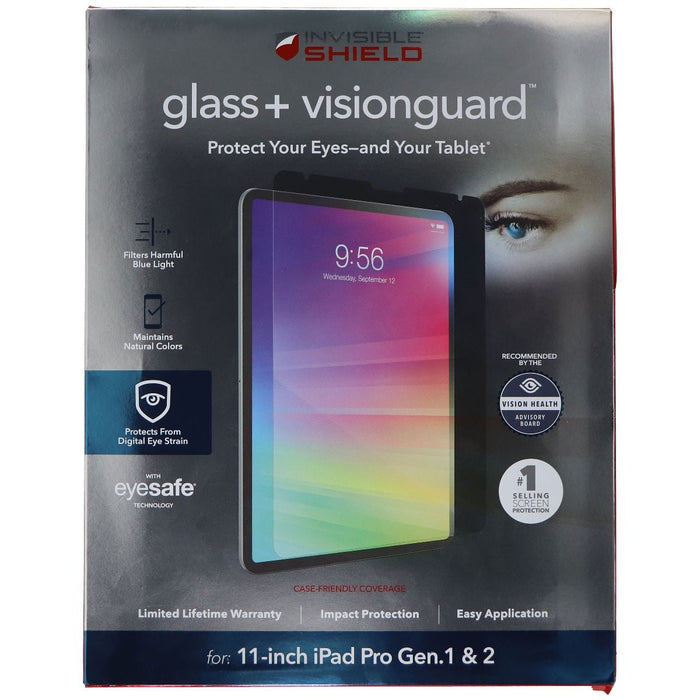 ZAGG (Glass+ VisionGuard) for Apple iPad Pro (11-inch 1st & 2nd Gen) - Clear - for just $34.99! 