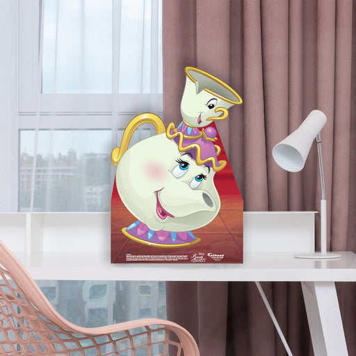Beauty and the Beast: Mrs. Potts & Chip Mini Cardstock Cutout - Officially Licensed Disney Stand Out - Premium Stand Out Mini - Just $29.99! Shop now at Retro Gaming of Denver