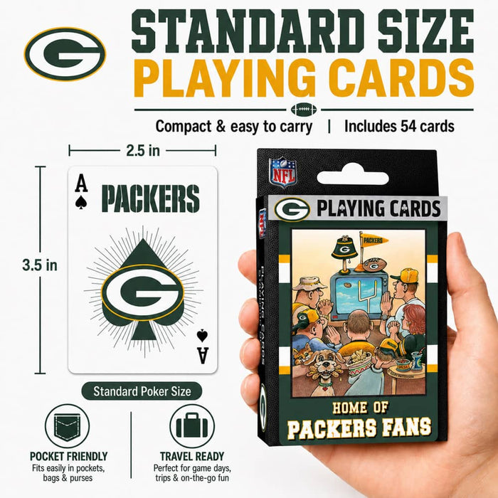 Green Bay Packers Fan Deck Playing Cards - 54 Card Deck - for just $7.99! 