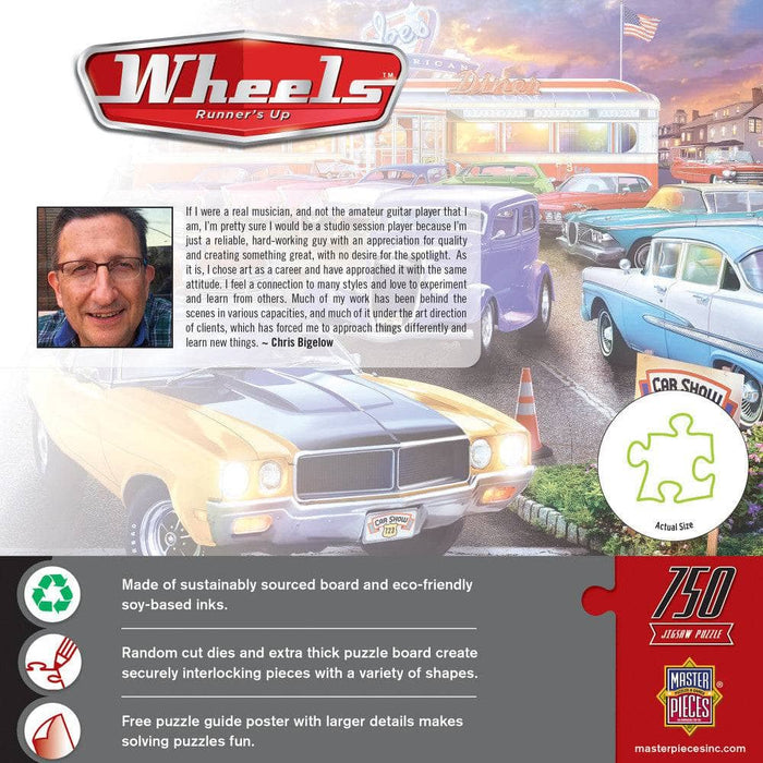 Wheels - Runner's Up 750 Piece Jigsaw Puzzle - for just $9.99! 