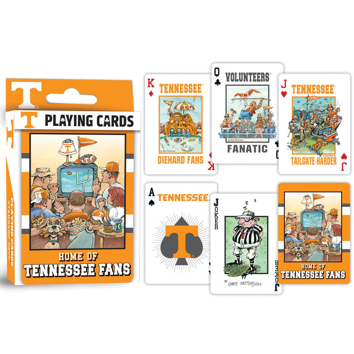 Tennessee Volunteers Fan Deck Playing Cards - 54 Card Deck - Premium Dice & Cards Sets - Just $6.99! Shop now at Retro Gaming of Denver