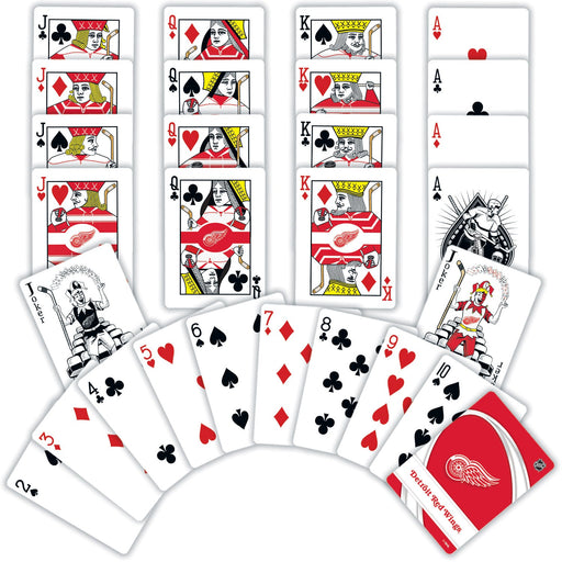 Detroit Red Wings Playing Cards - 54 Card Deck - Just $6.99! Shop now at Retro Gaming of Denver