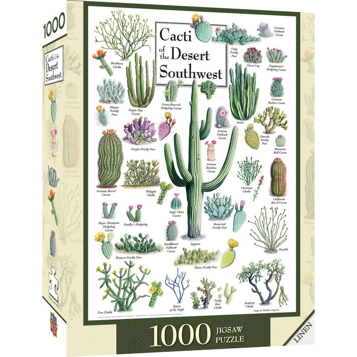 Cacti of the Desert Southwest 1000 Piece Jigsaw Puzzle - Just $16.99! Shop now at Retro Gaming of Denver