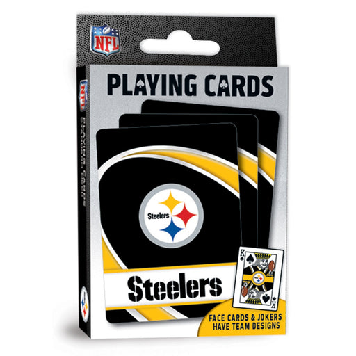 Pittsburgh Steelers Playing Cards - 54 Card Deck - Premium Dice & Cards Sets - Just $4.89! Shop now at Retro Gaming of Denver