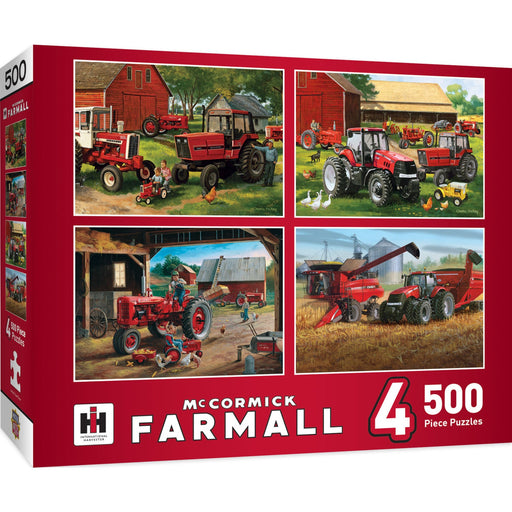 Farmall 4-Pack 500 Piece Jigsaw Puzzles - Just $24.99! Shop now at Retro Gaming of Denver