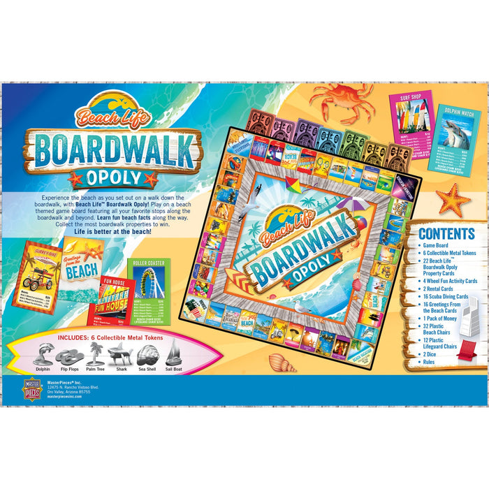 Beach Life - Boardwalk Opoly - Just $29.99! Shop now at Retro Gaming of Denver