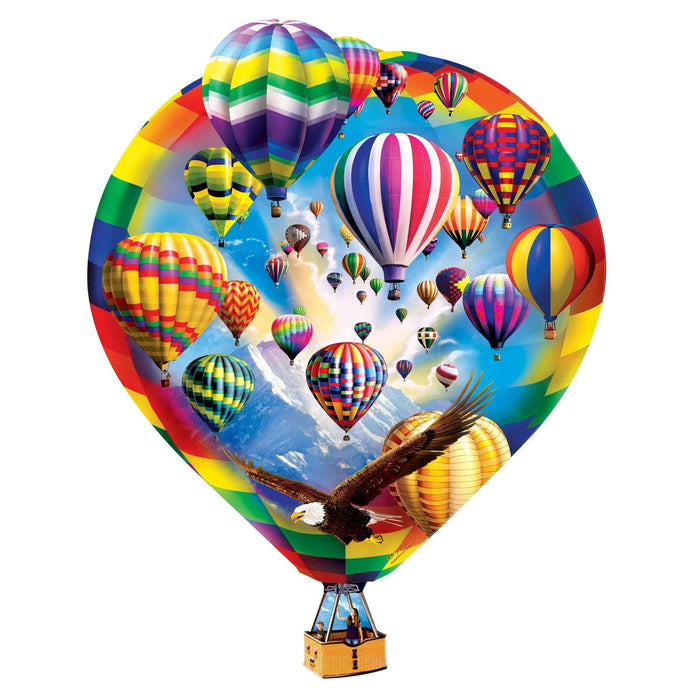 Shapes - Hot Air Balloons 500 Piece Jigsaw Puzzle - for just $14.99! 