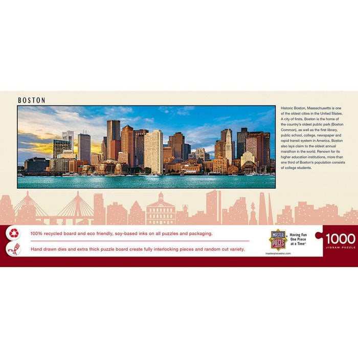 Boston, Massachusetts 1000 Piece Panoramic Jigsaw Puzzle - for just $19.99! 