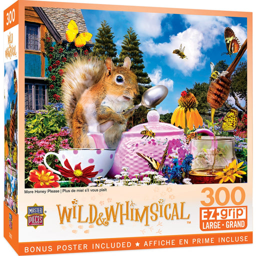 Wild & Whimsical - More Honey Please 300 Piece EZ Grip Jigsaw Puzzle - Just $14.99! Shop now at Retro Gaming of Denver