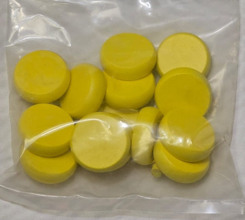 14 Crokinole Discs + 1 Peg in our Premium Version 10 Colors to Choose From! - for just $9.95! 