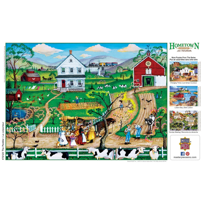 Hometown Gallery - The Peddler 1000 Piece Jigsaw Puzzle - for just $12.99! 