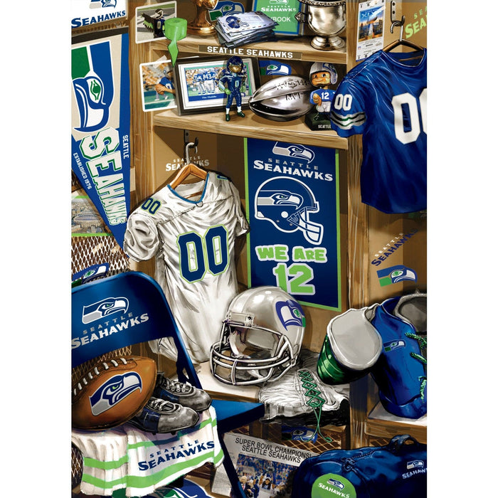 Seattle Seahawks - Locker Room 500 Piece Jigsaw Puzzle - for just $16.99! 