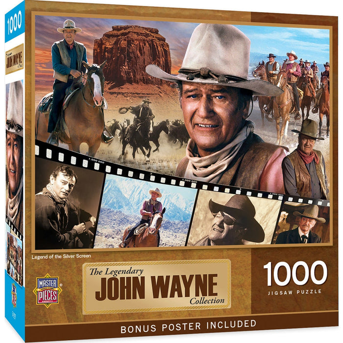John Wayne Collection - Legend of the Silver Screen 1000 Piece Jigsaw Puzzle - for just $16.99! 