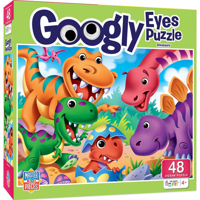 Googly Eyes - Dinosaurs 48 Piece Jigsaw Puzzle - for just $12.99! 