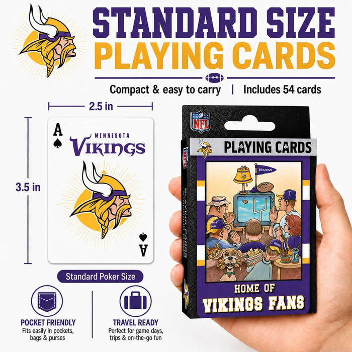 Minnesota Vikings Fan Deck Playing Cards - 54 Card Deck - for just $7.99! 