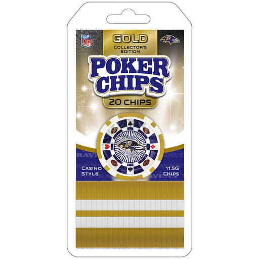 Baltimore Ravens 20 Piece Poker Chips - Just $5.99! Shop now at Retro Gaming of Denver