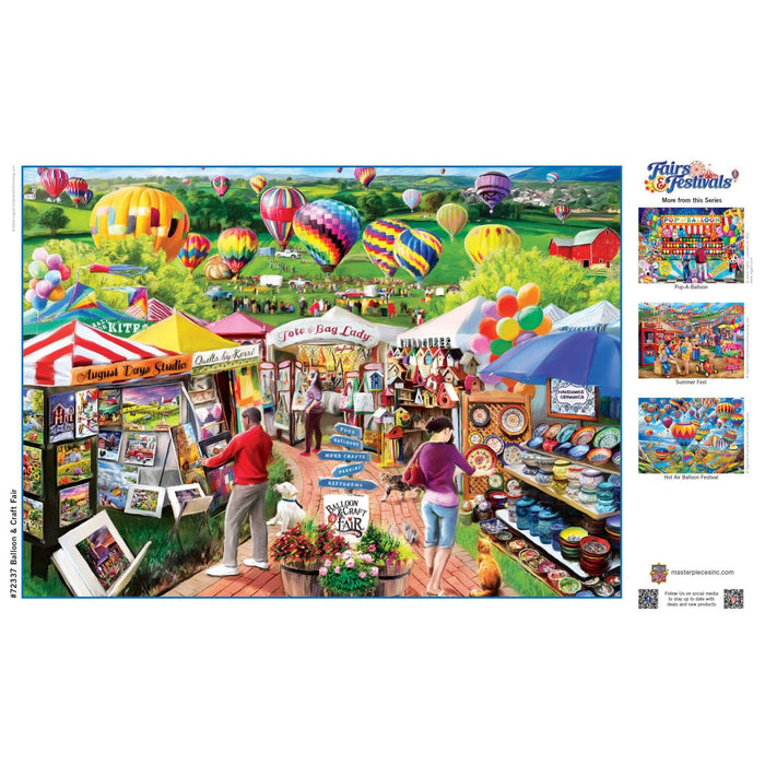 Fairs & Festivals - Balloon & Craft Fair 1000 Piece Jigsaw Puzzle - for just $16.99! 