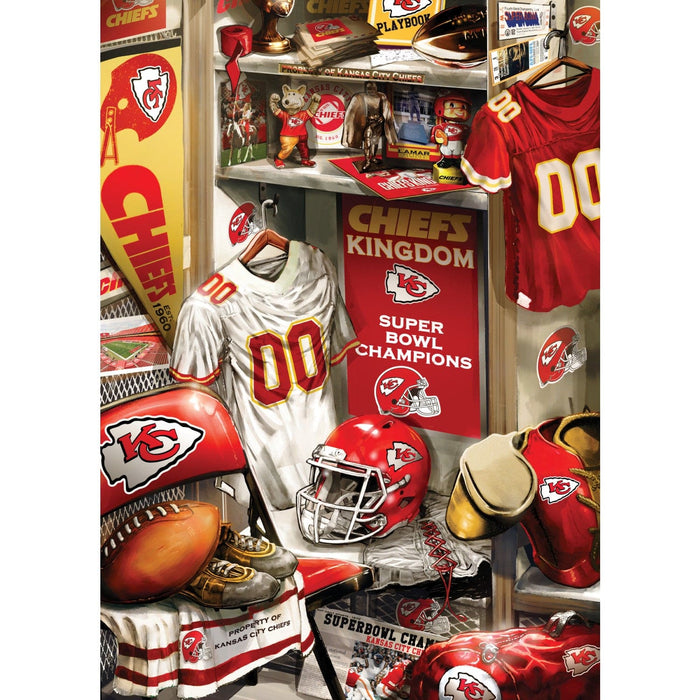 Kansas City Chiefs - Locker Room 500 Piece Jigsaw Puzzle - for just $16.99! 