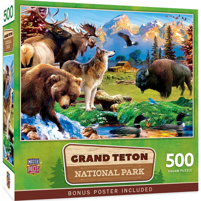 Grand Teton National Park 500 Piece Jigsaw Puzzle - for just $14.99! 
