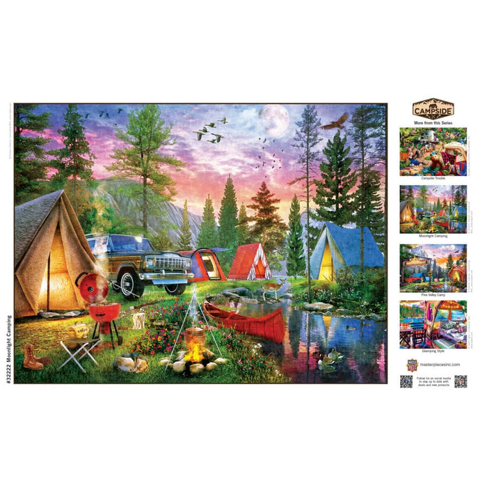 Campside - Moonlight Camping 300 Piece EZ Grip Jigsaw Puzzle - for just $14.99! 