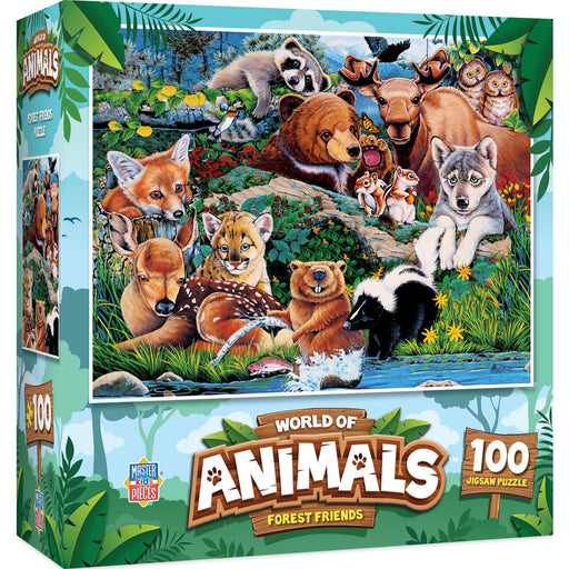 World of Animals - Forest Friends 100 Piece Jigsaw Puzzle - Just $9.99! Shop now at Retro Gaming of Denver