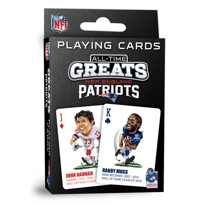 New England Patriots All-Time Greats Playing Cards - 54 Card Deck - Just $9.99! Shop now at Retro Gaming of Denver