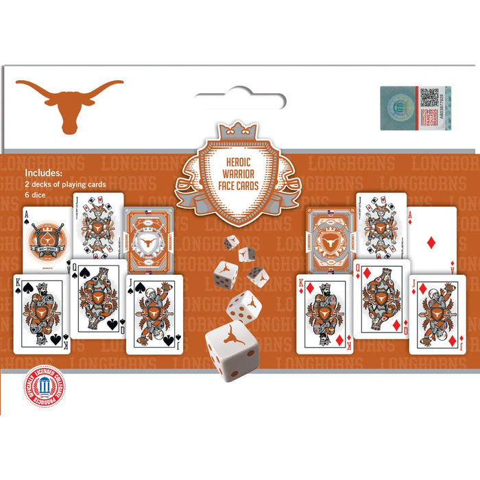 Texas Longhorns - 2-Pack Playing Cards & Dice Set - for just $19.99! 