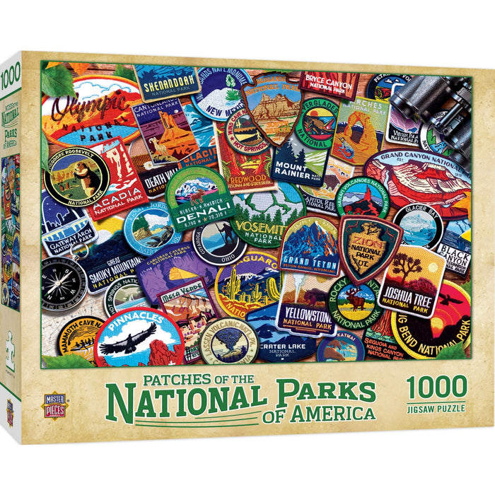 Patches of the National Parks 1000 Piece Jigsaw Puzzle - Just $19.99! Shop now at Retro Gaming of Denver