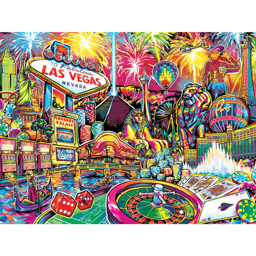 Greetings From Las Vegas - 550 Piece Jigsaw Puzzle - Just $14.99! Shop now at Retro Gaming of Denver