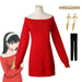Yor Forger 'Thorn Princess' Cosplay - Sexy Red Sweater Dress - for just $48.95! 