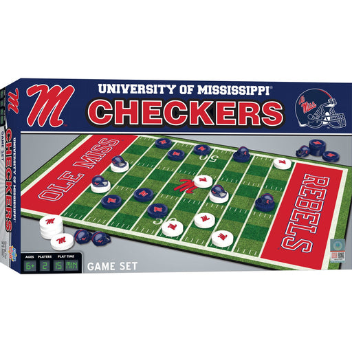 Ole Miss Rebels Checkers Board Game - Just $19.99! Shop now at Retro Gaming of Denver