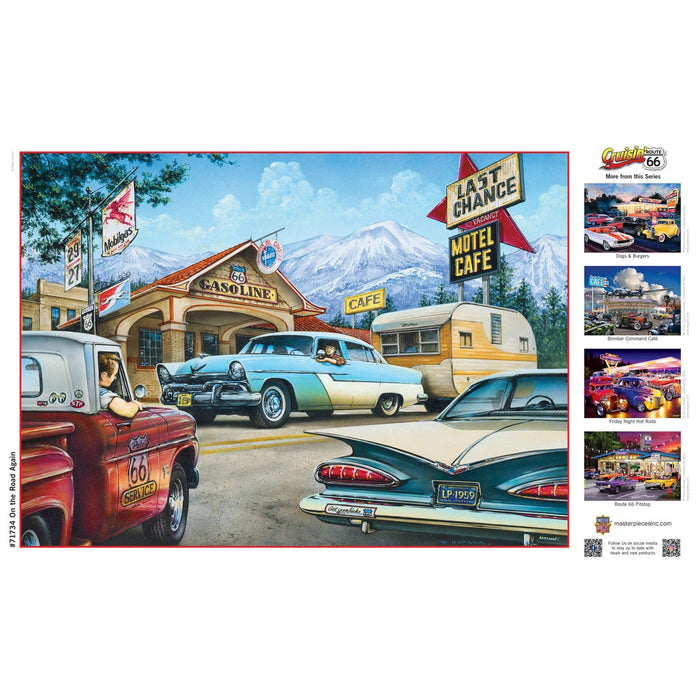 Cruisin' Route 66 - On the Road Again 1000 Piece Jigsaw Puzzle - for just $16.99! 
