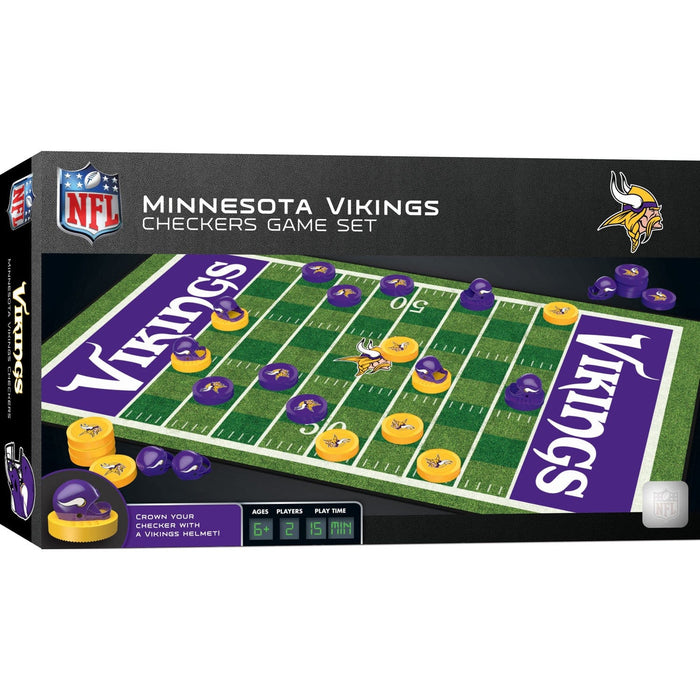 Minnesota Vikings Checkers Board Game - for just $19.99! 