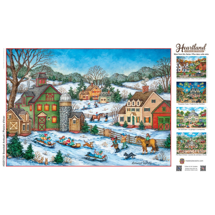 Heartland - Snowball Ambush 500 Piece Jigsaw Puzzle - for just $14.99! 