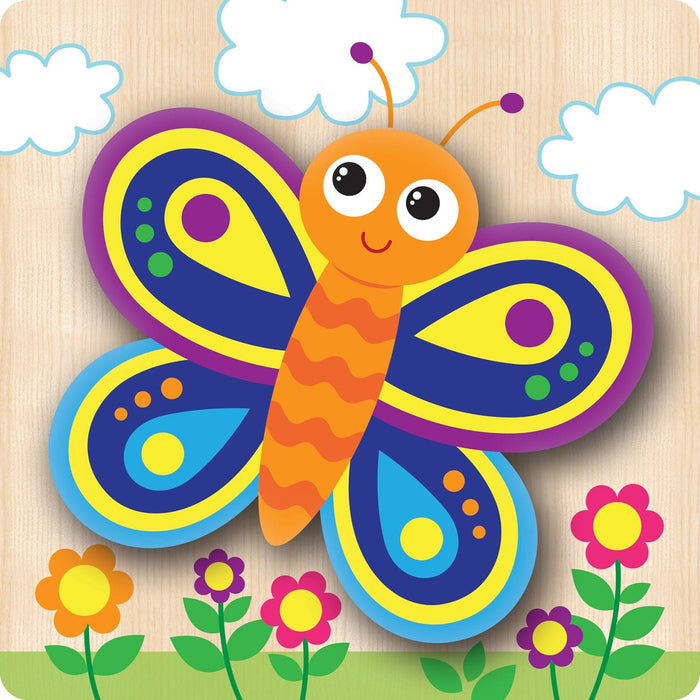 Garden Chunky Wood Puzzles - Kids 4-Pack - for just $16.99! 