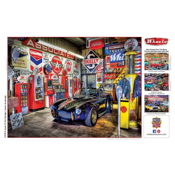 Wheels - Jewel of the Garage 750 Piece Jigsaw Puzzle - Just $14.99! Shop now at Retro Gaming of Denver