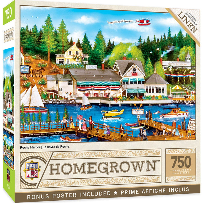 Homegrown - Roche Harbor 750 Piece Jigsaw Puzzle - for just $14.99! 