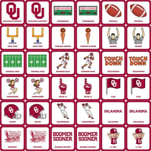 Oklahoma Sooners Matching Game - Premium Card Games - Just $12.99! Shop now at Retro Gaming of Denver