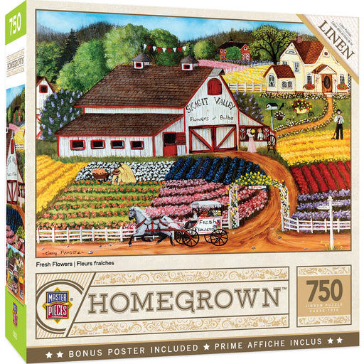 Homegrown - Fresh Flowers 750 Piece Jigsaw Puzzle - Just $14.99! Shop now at Retro Gaming of Denver