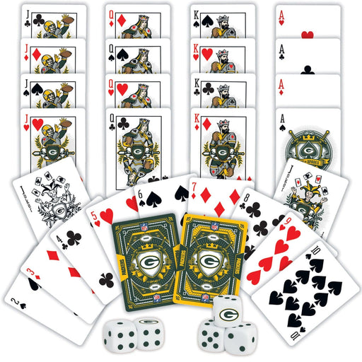 Green Bay Packers - 2-Pack Playing Cards & Dice Set - for just $19.99! 