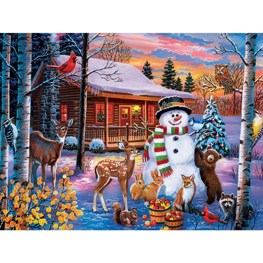 Happy Holidays - Winter Visitors 300 Piece EZ Grip Jigsaw Puzzle - for just $14.99! 