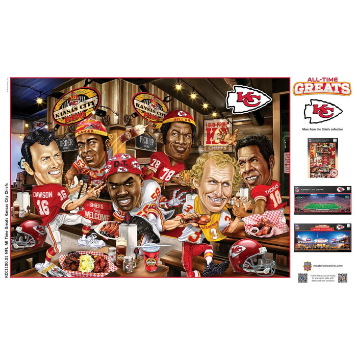 Kansas City Chiefs - All-Time Greats 500 Piece Jigsaw Puzzle - for just $19.99! 