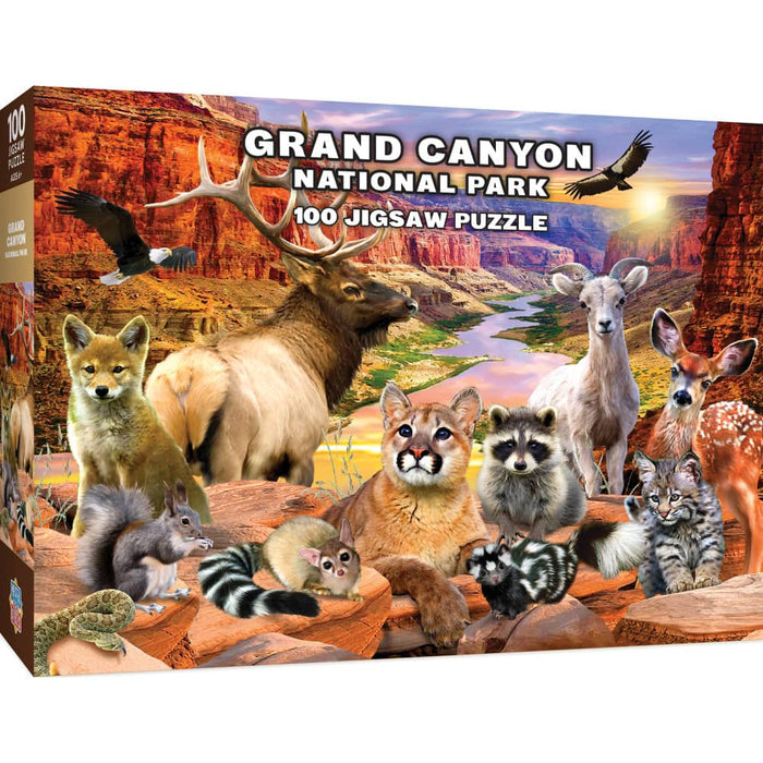 Wildlife of Grand Canyon National Park - 100 Piece Jigsaw Puzzle - for just $12.99! 