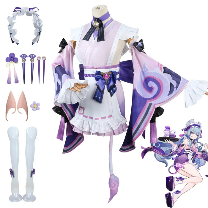 Genshin Yumemizuki Cosplay Kimono – Kawaii Fantasy Dress Set - for just $63.95! 